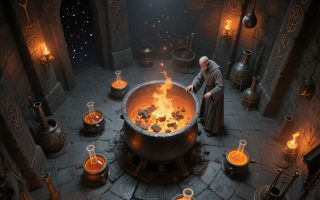 Lunar Crucible: The Alchemy of Celestial Phases