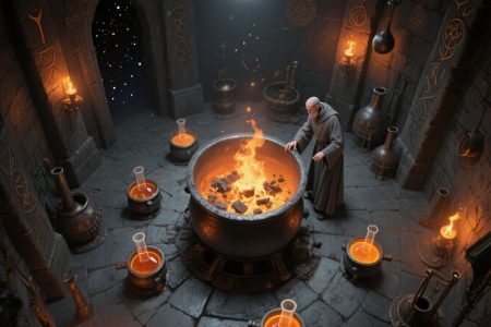 Lunar Crucible: The Alchemy of Celestial Phases